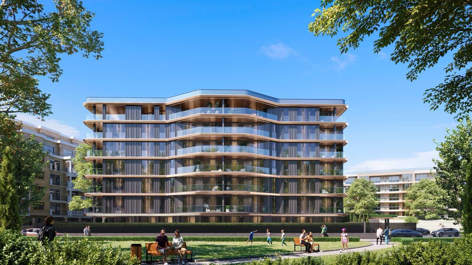 Apartament z jedną sypialnią na ostatnim piętrze z panoramicznym widokiem w Nesebyrze – bez opłaty za utrzymanie