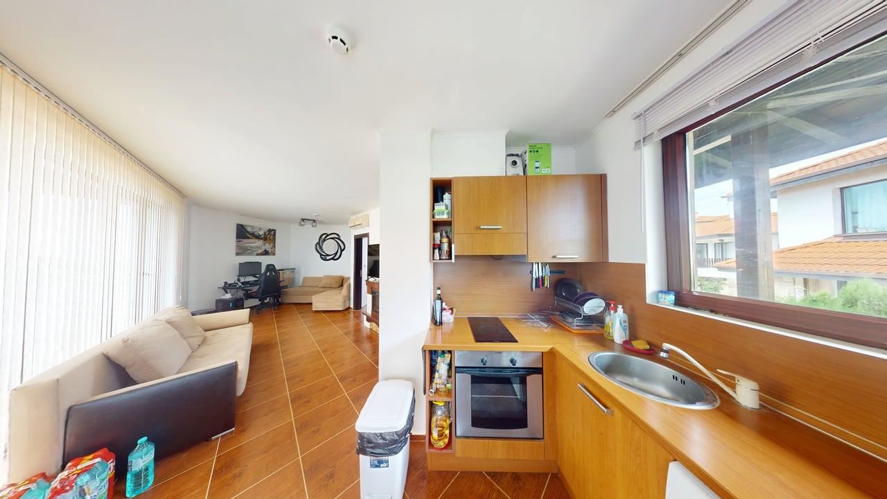 Apartament z jedną sypialnią i panoramicznym widokiem na morze oraz góry w kompleksie z basenami i centrum SPA