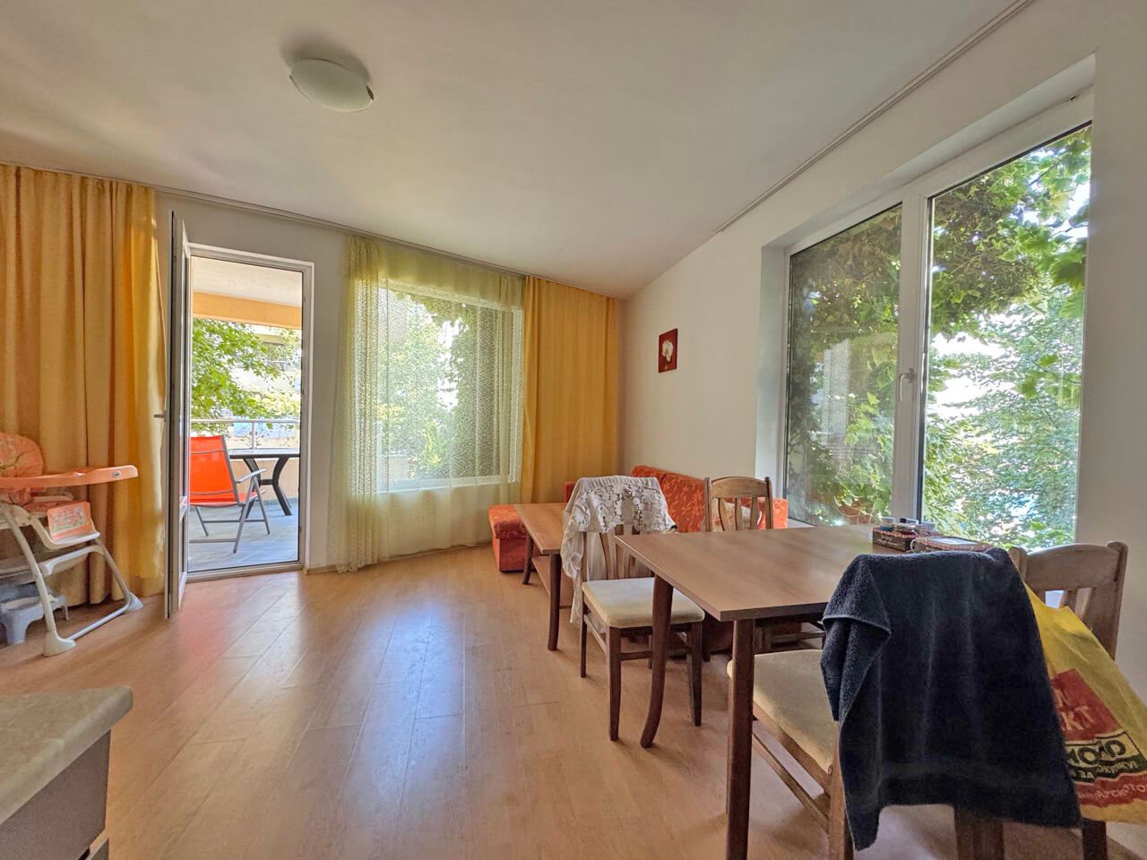 Apartament z jedną sypialnią z widokiem na basen, 100 m od plaży w Słonecznym Brzegu