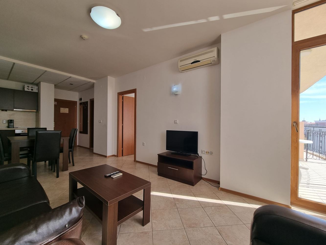 Przestronny apartament z jedną sypialnią 200 metrów od plaży w Słonecznym Brzegu