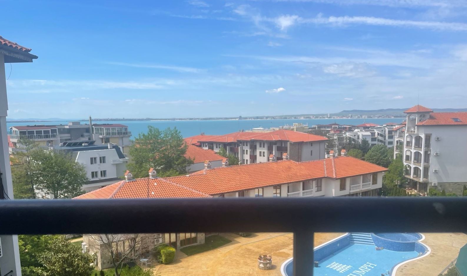 Przestronny apartament z widokiem na morze w Świętym Własie