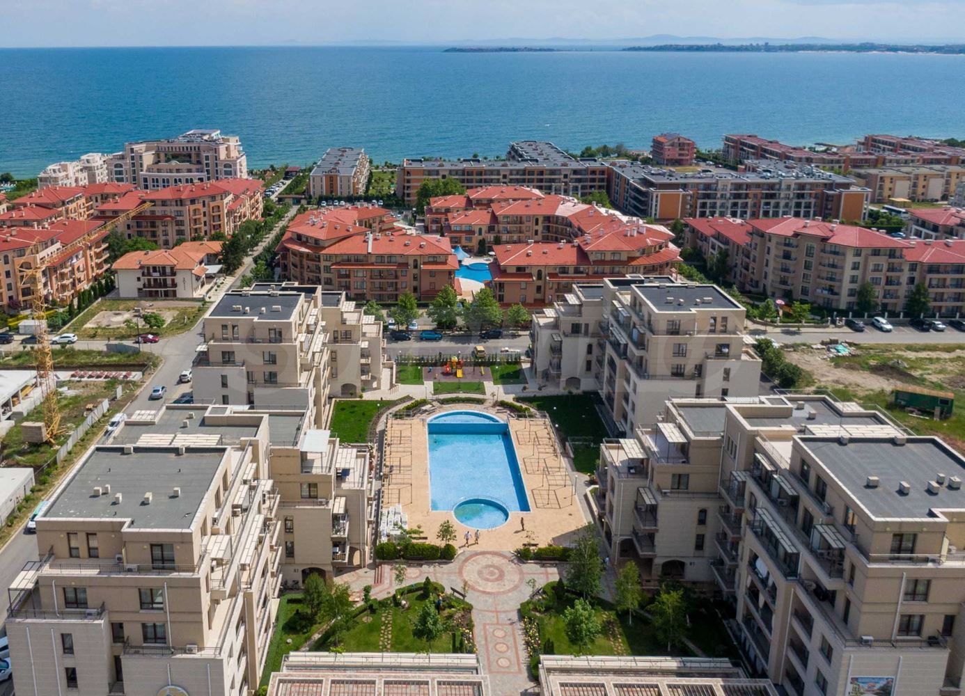 Atrakcyjny apartament z jedną sypialnią z widokiem na morze i góry w Świętym Własie