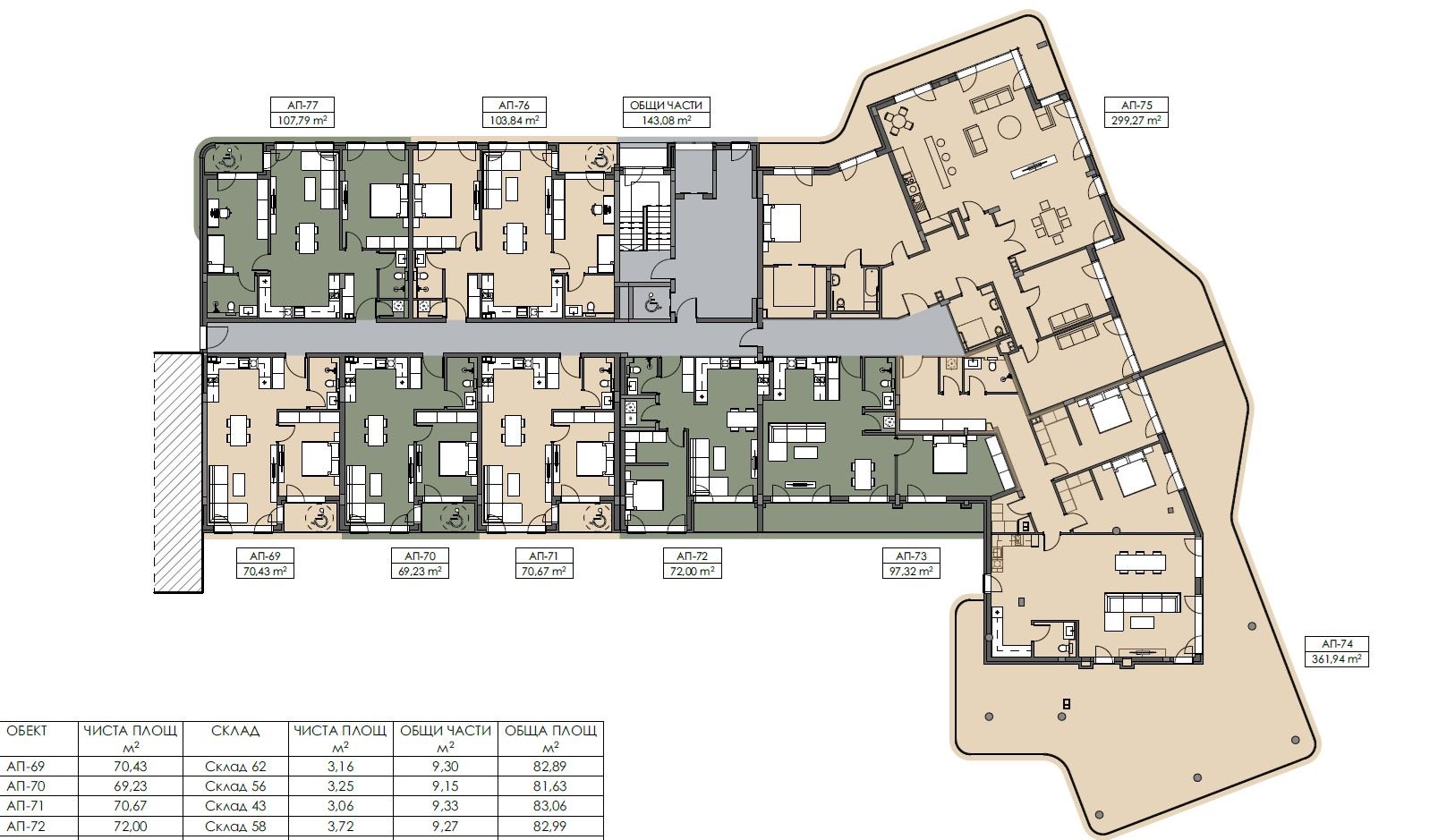 Panoramiczny apartament z dwiema sypialniami na ostatnim piętrze przy morzu w Nesebyrze – przestrzeń, prestiż i wyjątkowa lokalizacja bez opłaty za utrzymanie