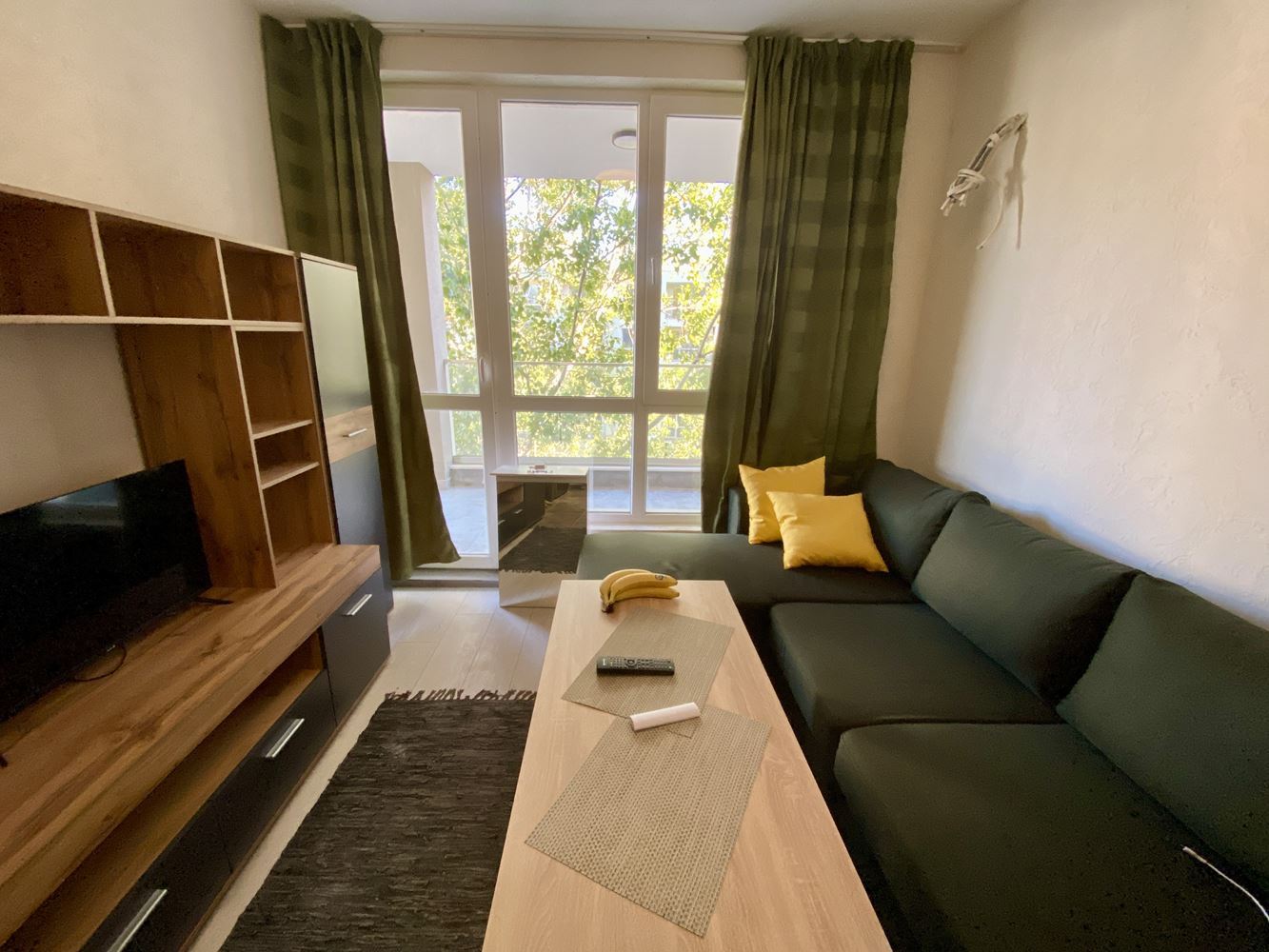 Umeblowane studio bez opłaty za utrzymanie w Słonecznym Brzegu – spokojna okolica i plaża w odległości spaceru