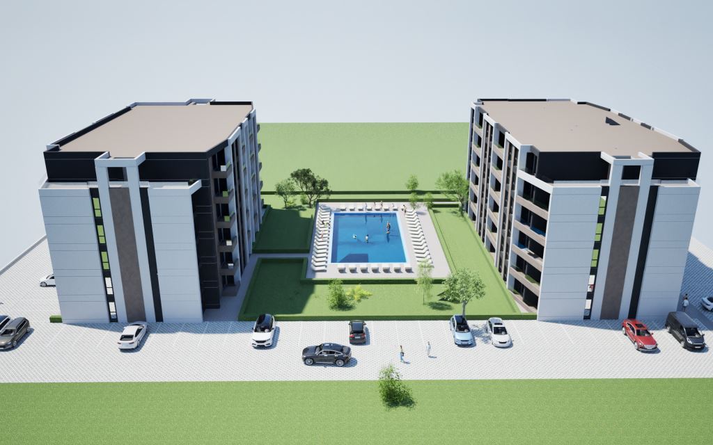 Nowoczesny apartament z dwiema sypialniami w ekskluzywnym nowym projekcie w Rawdzie