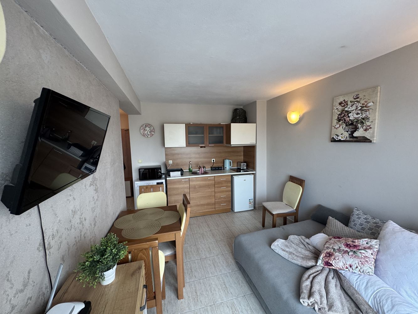 Apartament z jedną sypialnią i panoramicznym widokiem w sercu Słonecznego Brzegu