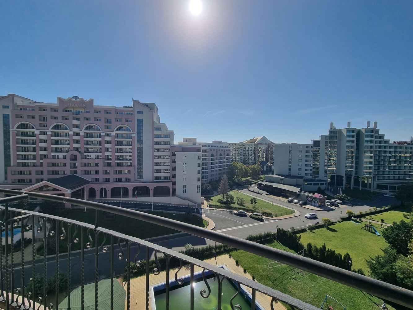 Przestronny apartament z jedną sypialnią 200 metrów od plaży w Słonecznym Brzegu
