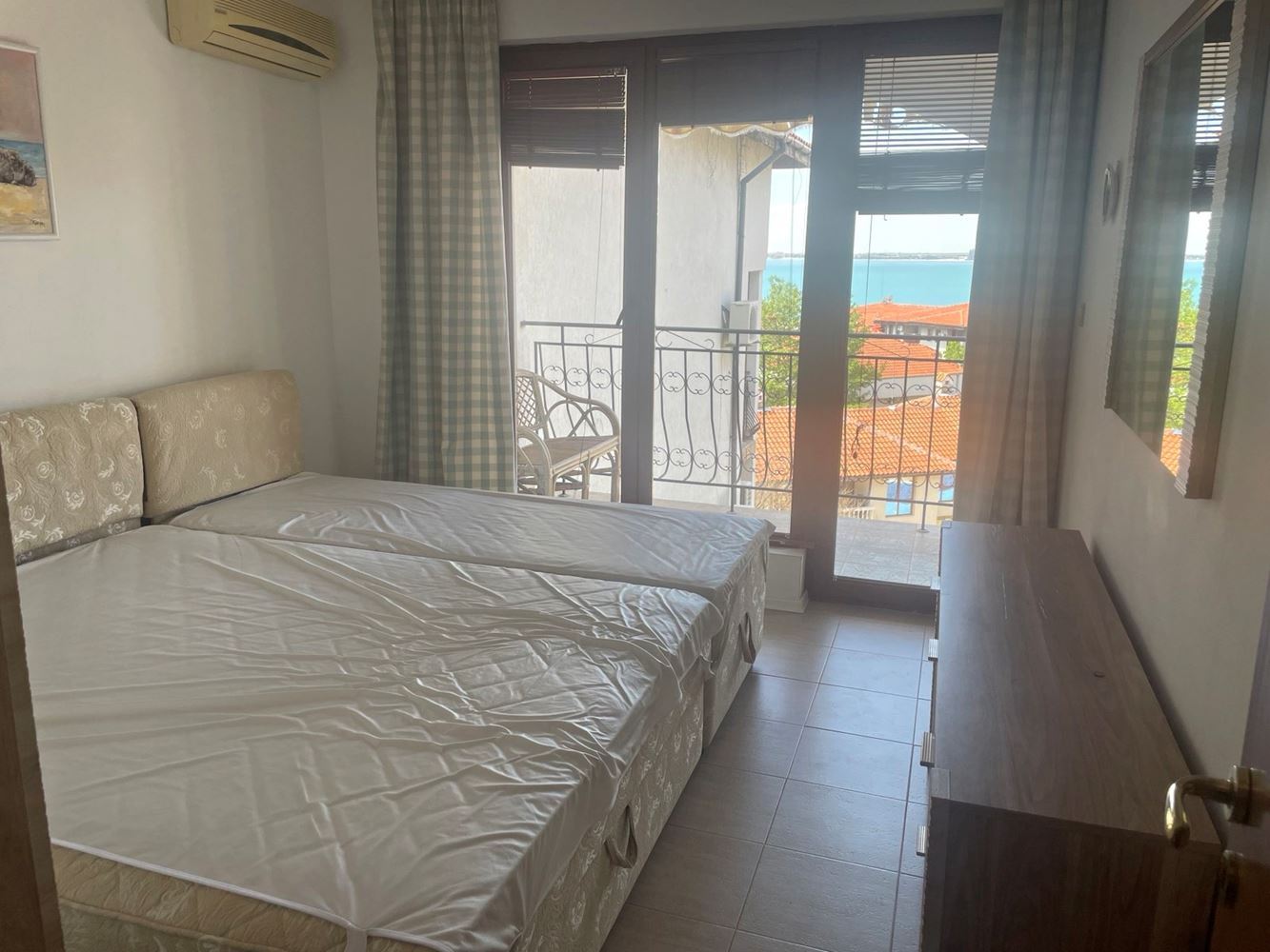 Przestronny apartament z widokiem na morze w Świętym Własie