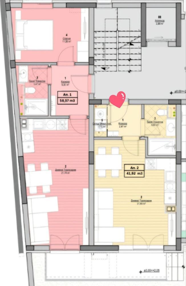 Przestronne studio w butikowym kompleksie w sercu Sunny Beach – styl, światło i komfort