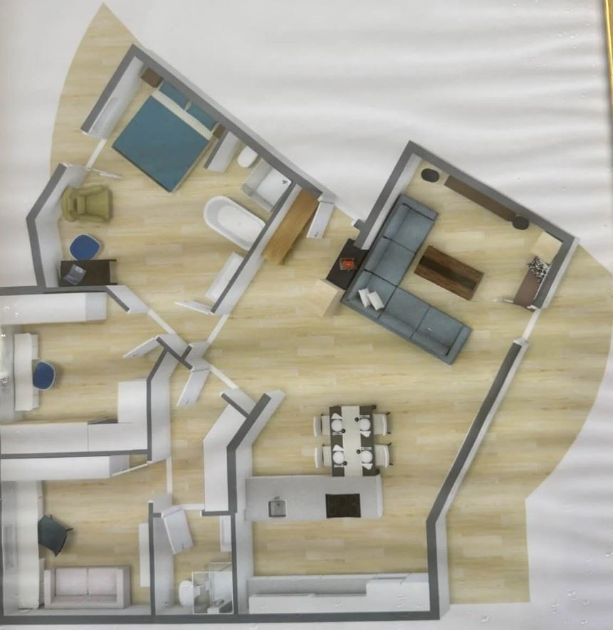 Apartament z dwoma sypialniami w prestiżowym kompleksie zamkniętym w Świętym Własie – pierwsza linia komfortu i natury