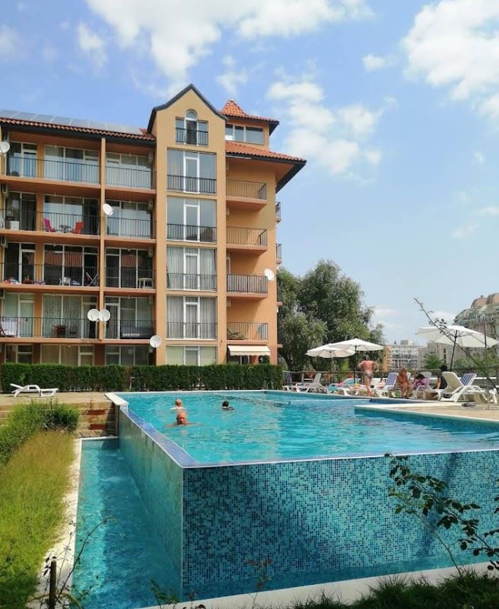 Twój dom nad morzem w Słonecznym Brzegu – przytulne mieszkanie z jedną sypialnią, basenem i udogodnieniami dla całej rodziny