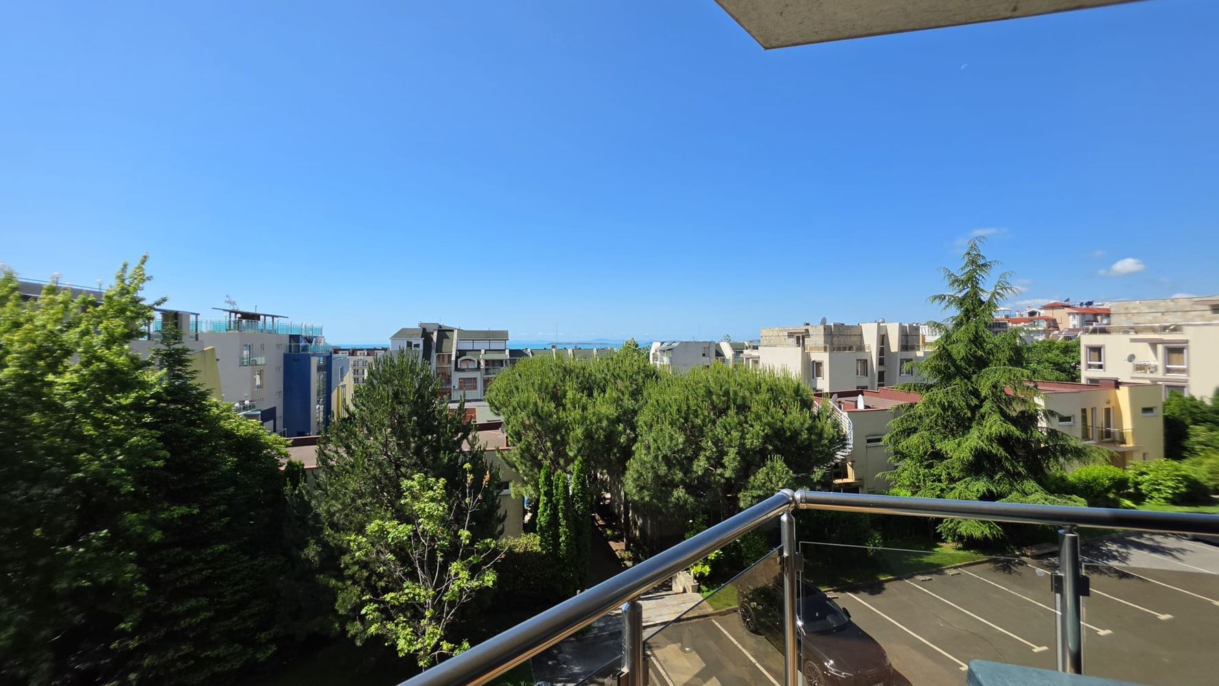 Apartament z jedną sypialnią i widokiem na morze w Sveti Vlas – 200 metrów od plaży