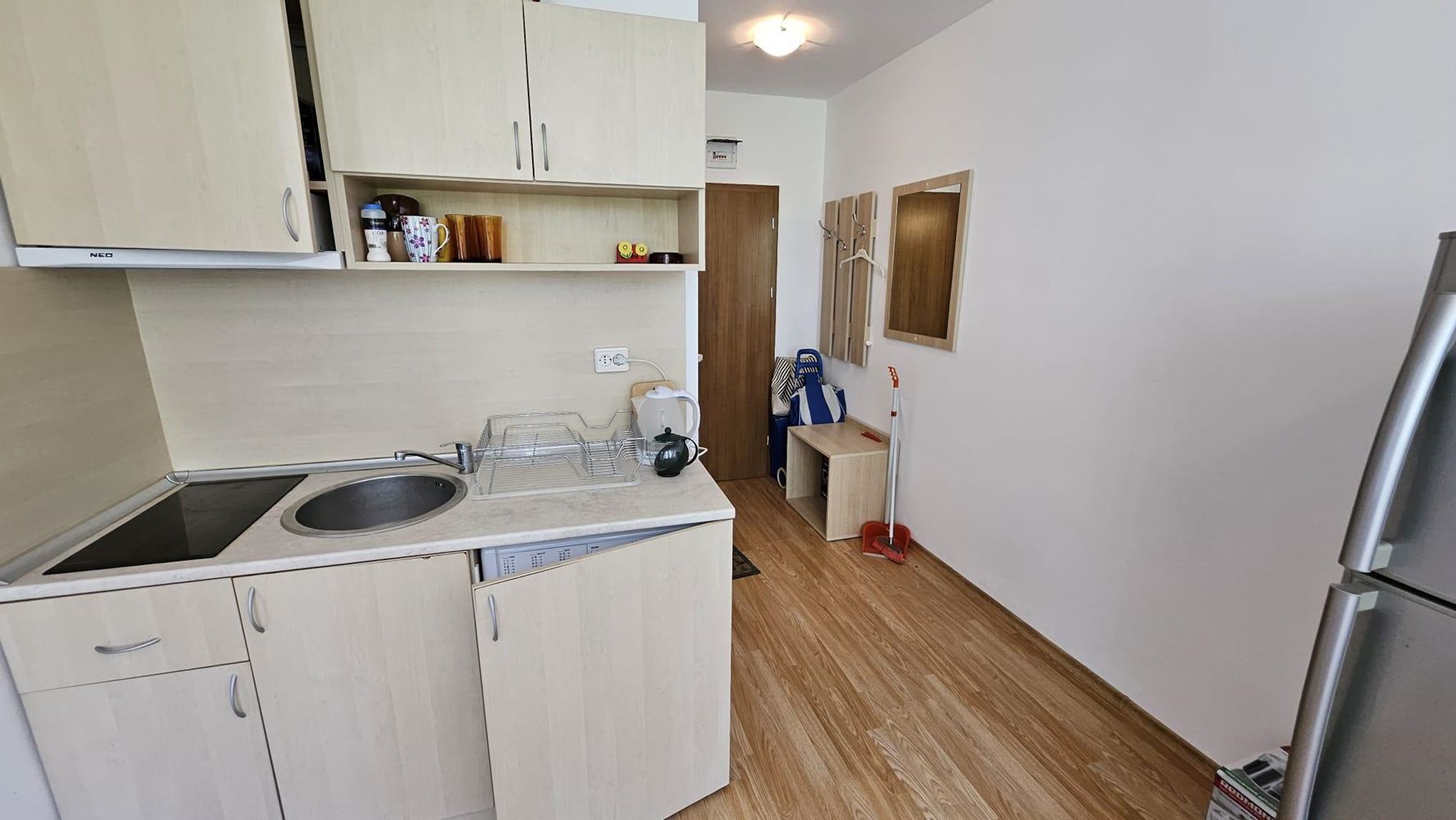 Przytulny apartament z jedną sypialnią w nowoczesnym kompleksie, 500 metrów od plaży w Słonecznym Brzegu