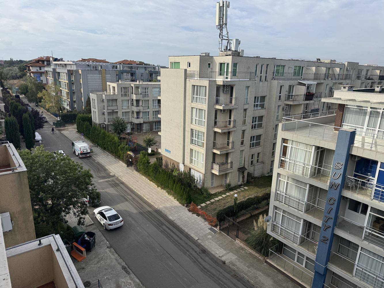 Apartament z jedną sypialnią i panoramicznym widokiem w sercu Słonecznego Brzegu
