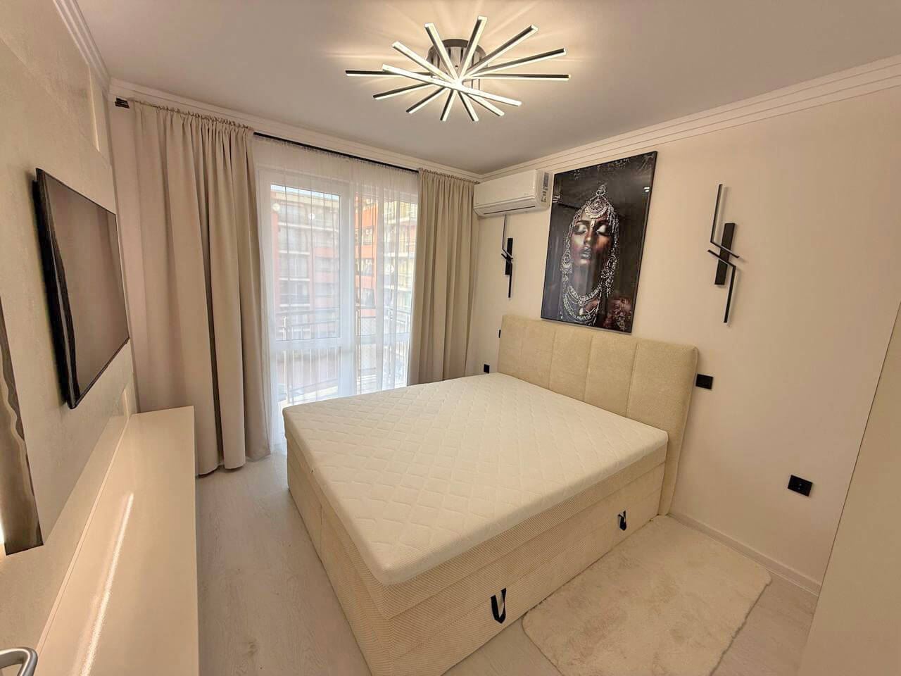 Luksusowo umeblowane mieszkanie z jedną sypialnią w Słonecznym Brzegu – spokój, zieleń i doskonała lokalizacja