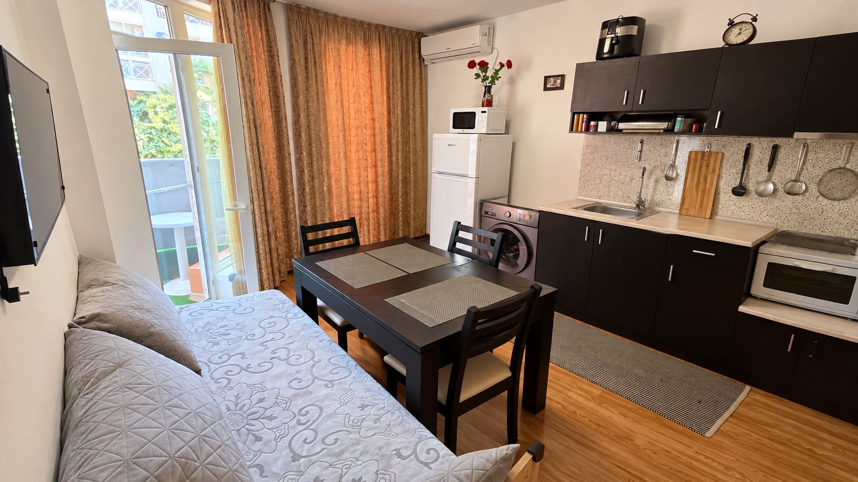 Przytulny apartament z jedną sypialnią w kompleksie z własną infrastrukturą