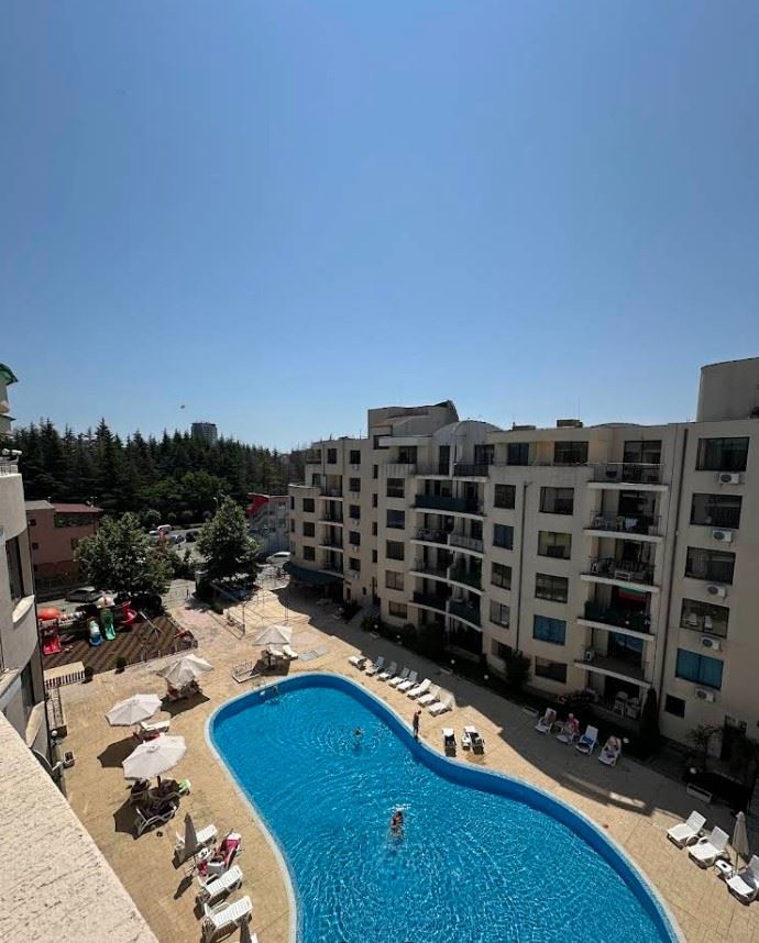 Panoramiczne studio na ostatnim piętrze w Słonecznym Brzegu – cisza, przestrzeń i poczucie swobody