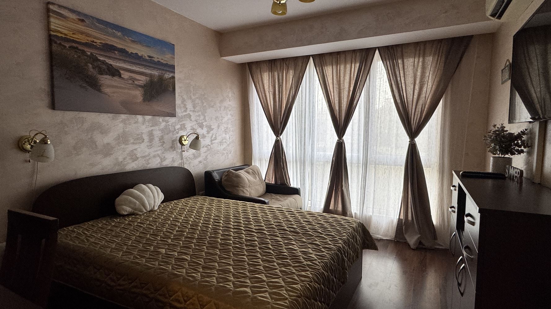 Apartament z jedną sypialnią w Starym Mieście w Pomorie – bez opłaty za utrzymanie, doskonała nieruchomość w malowniczej okolicy