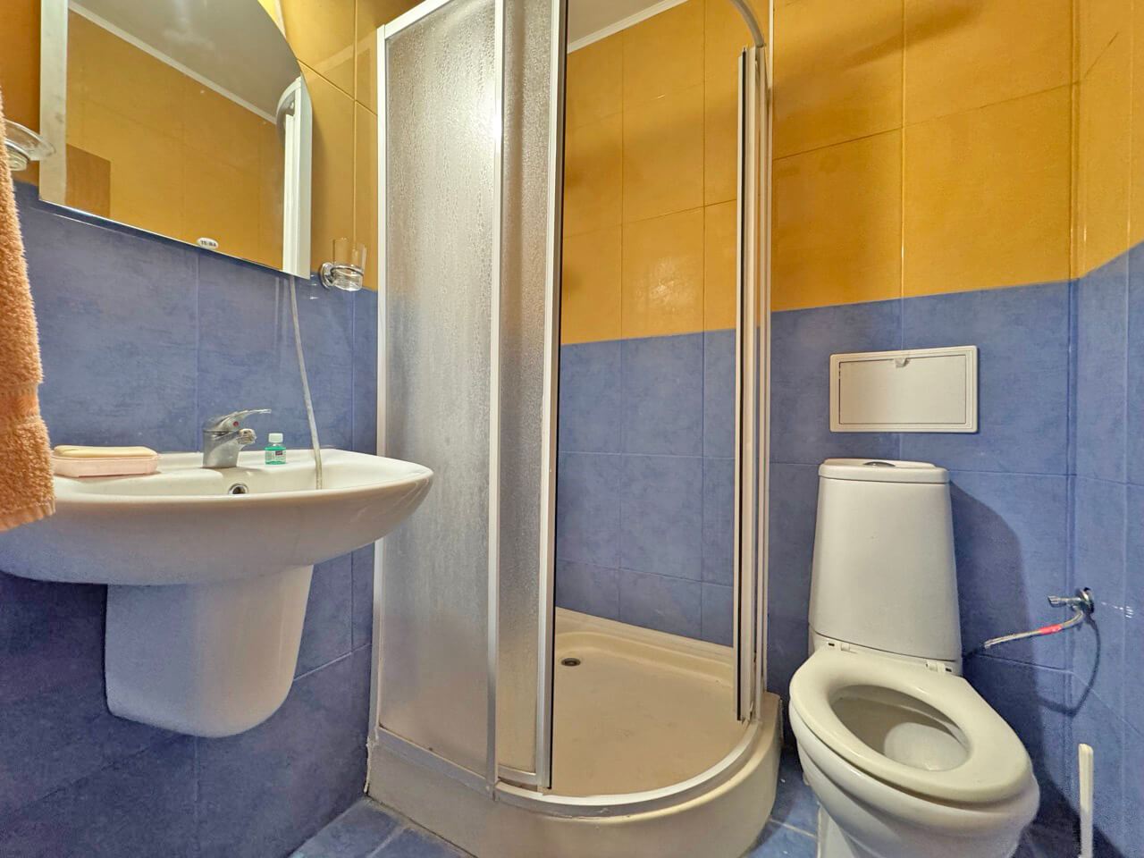 Apartament z jedną sypialnią z widokiem na basen, 100 m od plaży w Słonecznym Brzegu