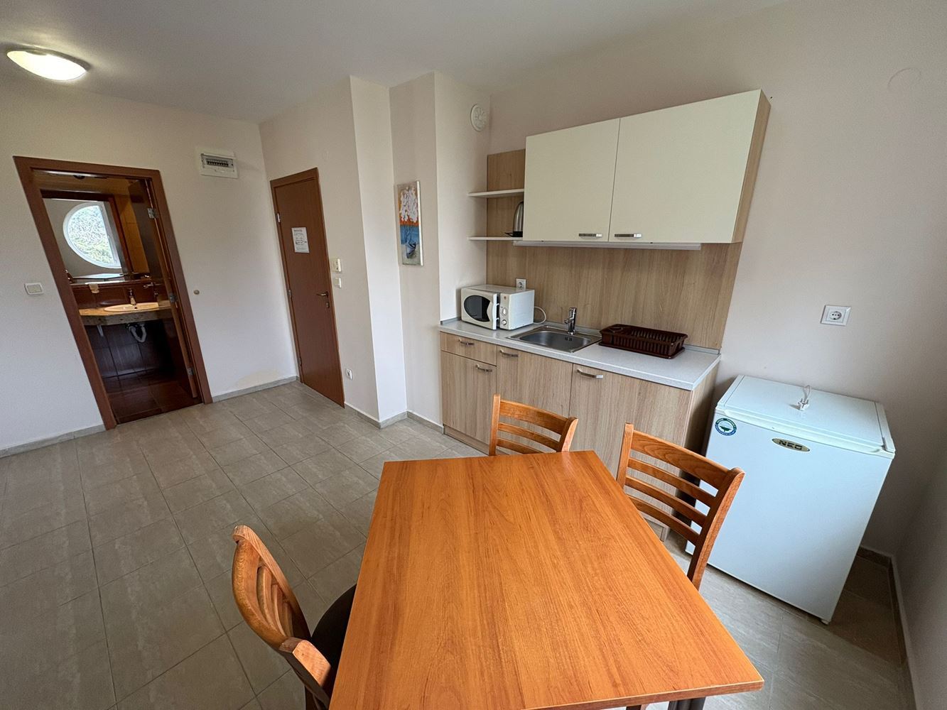 Apartament z dwiema sypialniami 300 metrów od plaży w centrum Słonecznego Brzegu