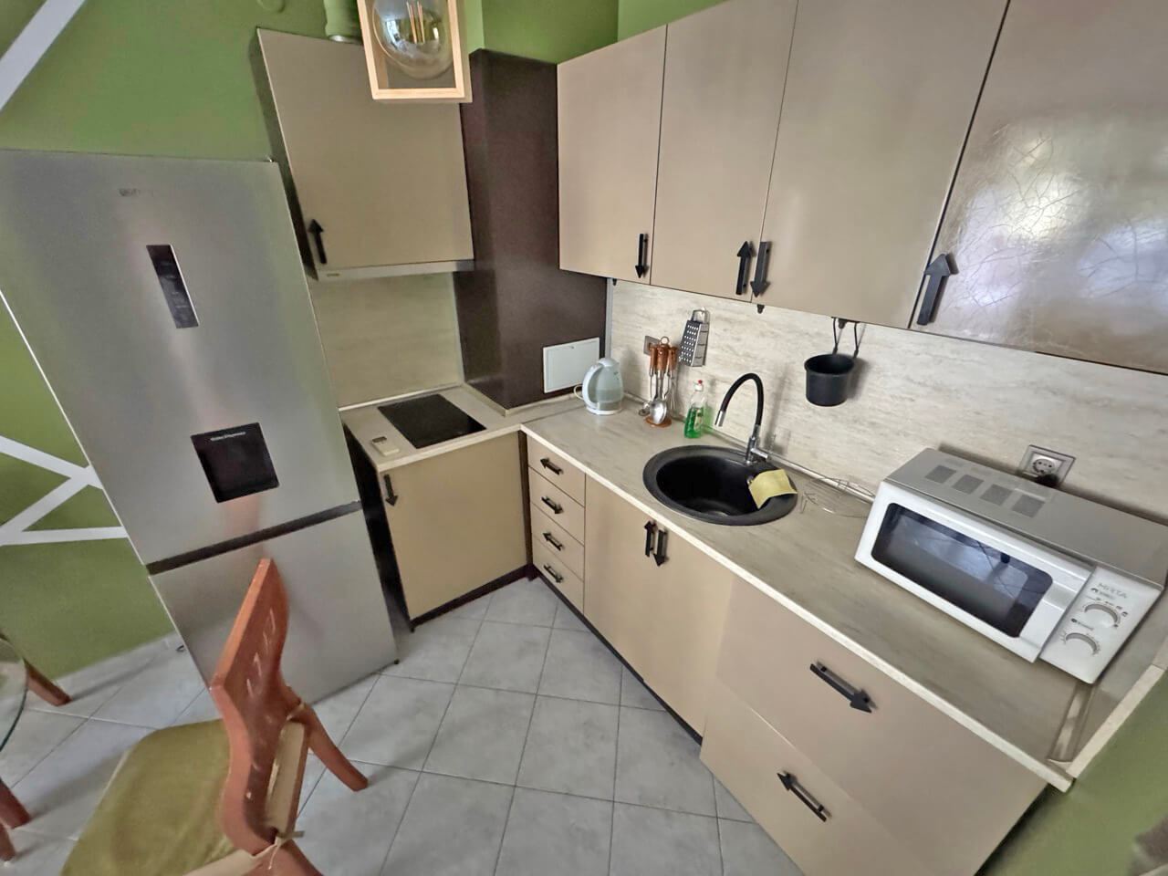 Przestronny apartament z dwiema sypialniami z widokiem na basen w Słonecznym Brzegu
