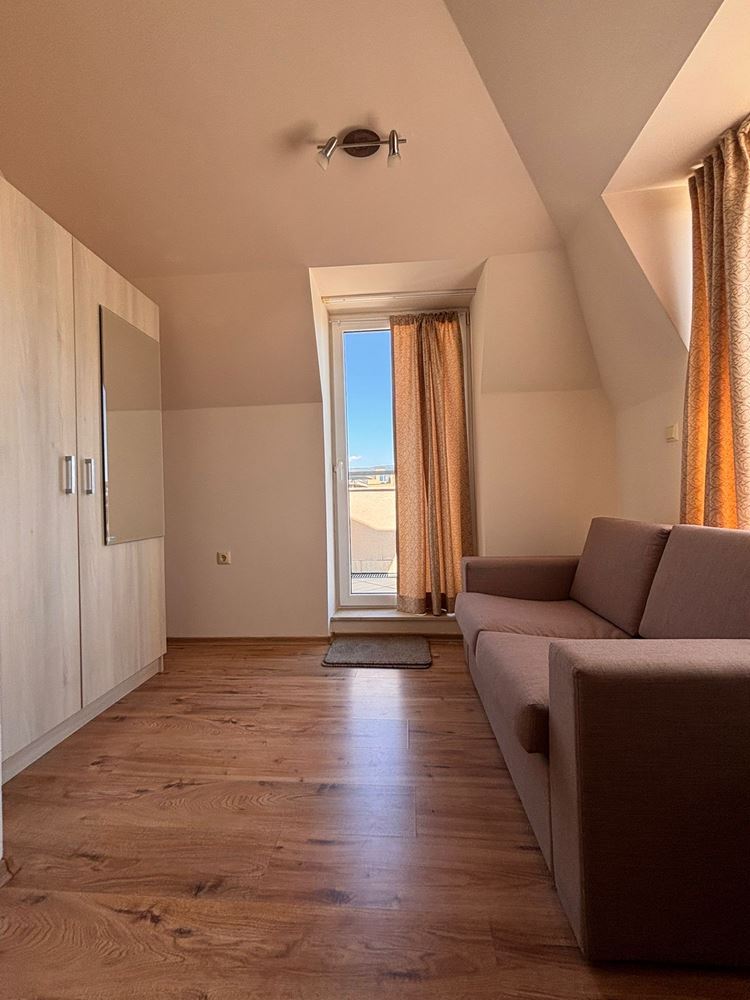  Eleganckie studio z panoramicznym tarasem w luksusowym kompleksie w Słonecznym Brzegu