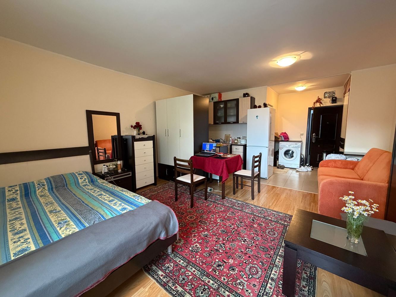 Przestronne, w pełni umeblowane studio w dzielnicy Czerno More, Nesebyr