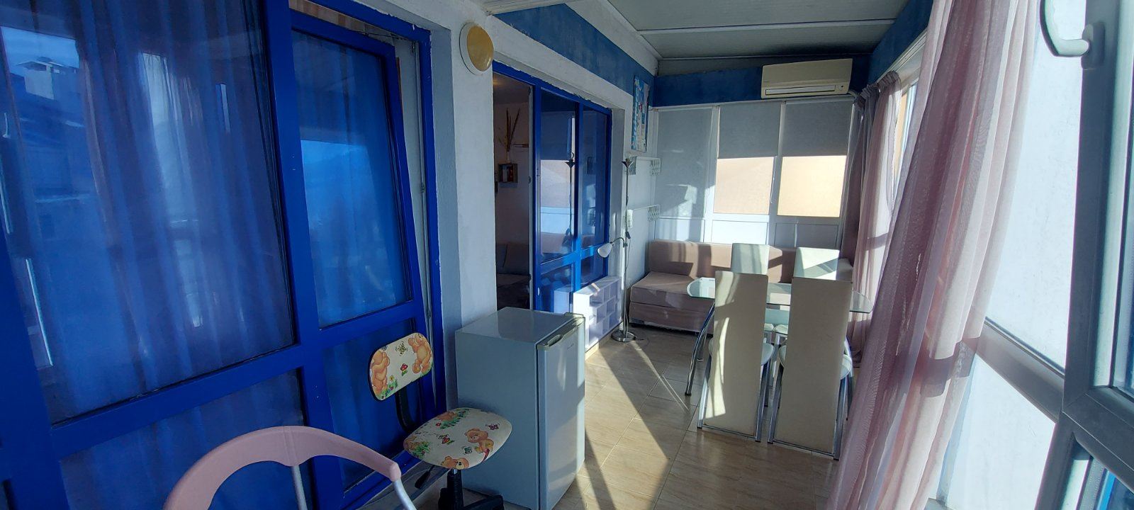 Pomorie – Apartament z dwiema sypialniami i widokiem na morze w kompleksie z basenem i parkingiem