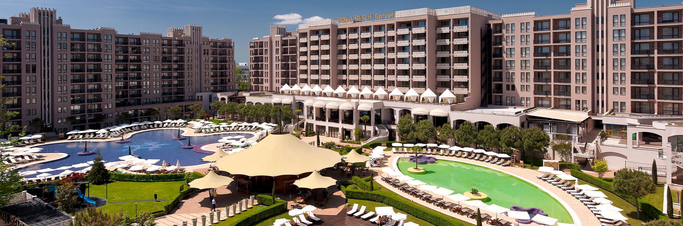 Ekskluzywne studio z ogrodem i bezpośrednim dostępem do basenu – 100 m od morza w Słonecznym Brzegu