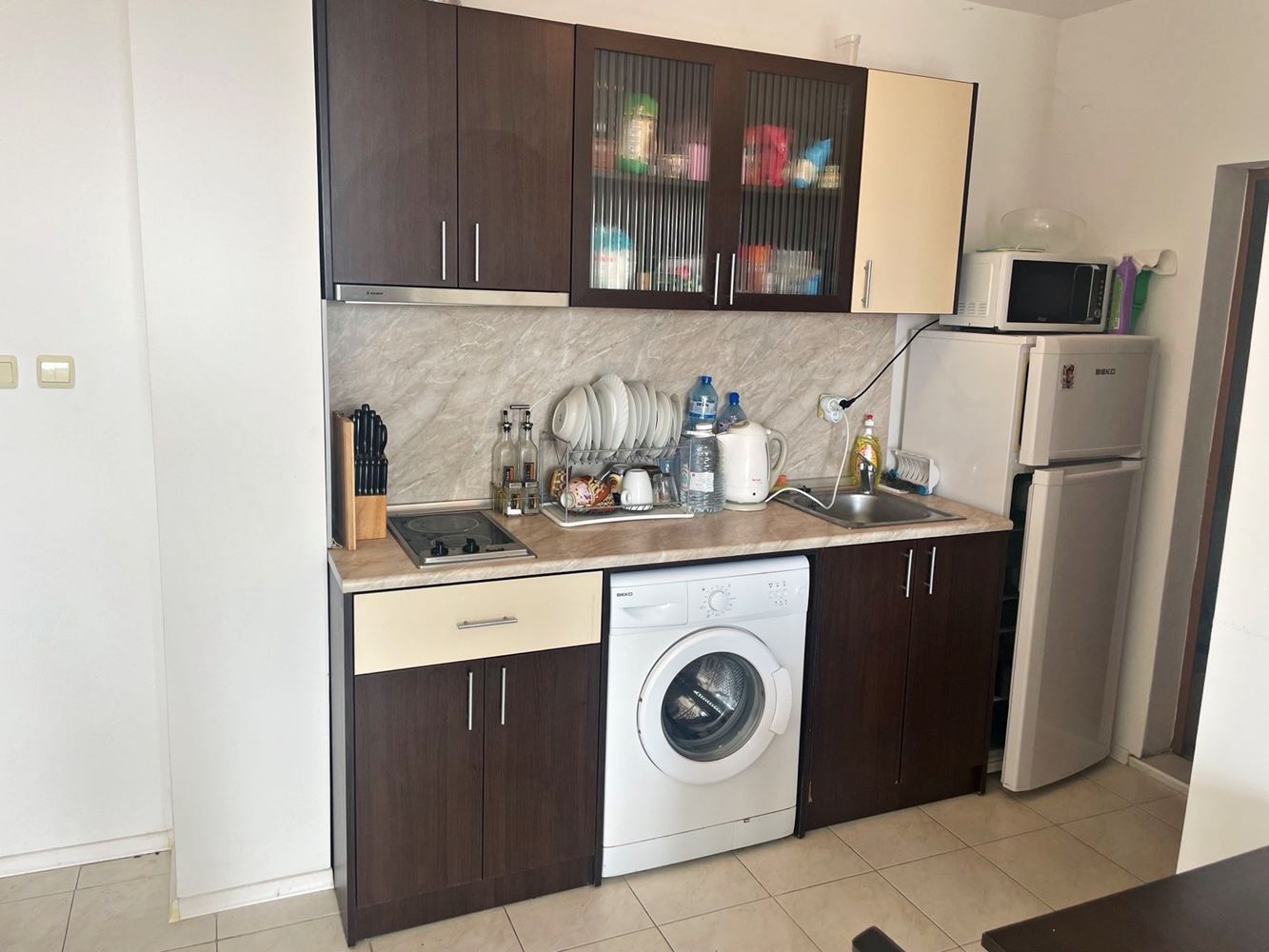 Apartament z jedną sypialnią z panoramicznym widokiem na morze w Świętym Własie – styl, komfort i doskonała inwestycja