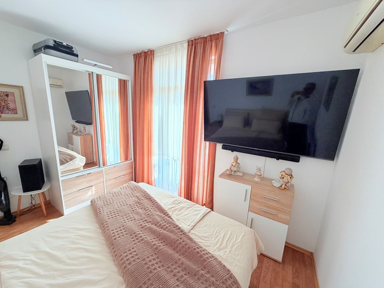 Luksusowy apartament z dwiema sypialniami i widokiem na basen w Aheloy – w pełni umeblowany i gotowy do zamieszkania