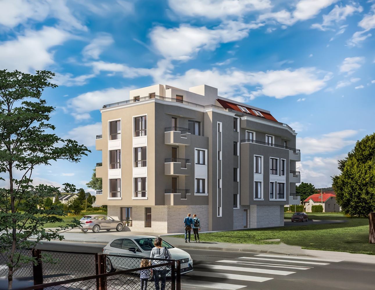 Nowe mieszkanie z jedną sypialnią w Sarafowie z południową ekspozycją i bez opłaty za utrzymanie