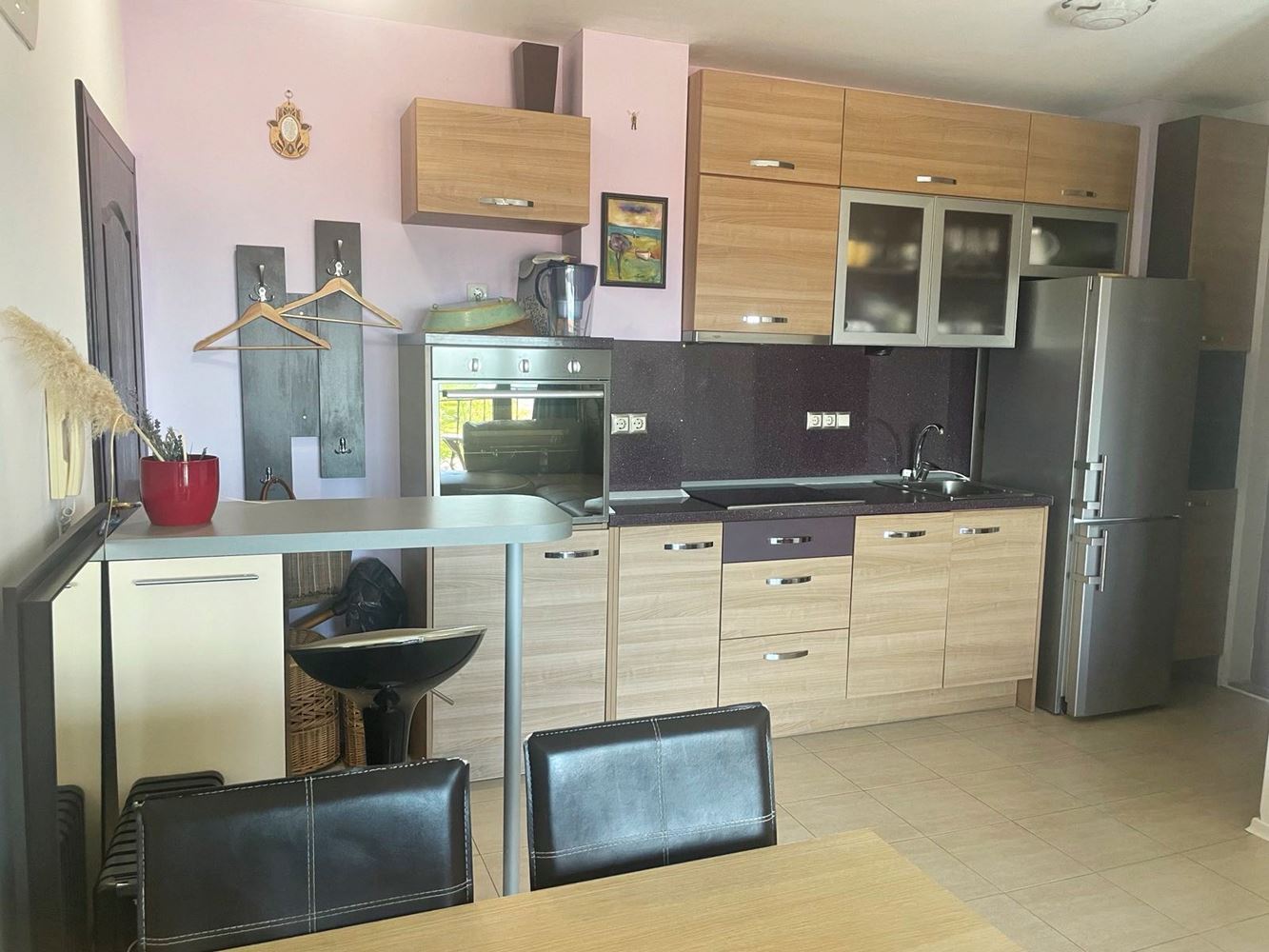 Przestronny apartament z widokiem na morze w Świętym Własie