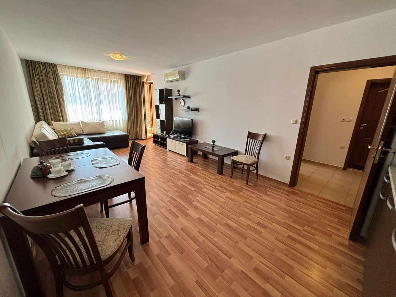 Przestronny apartament z jedną sypialnią w pobliżu Cacao Beach na Słonecznym Brzegu