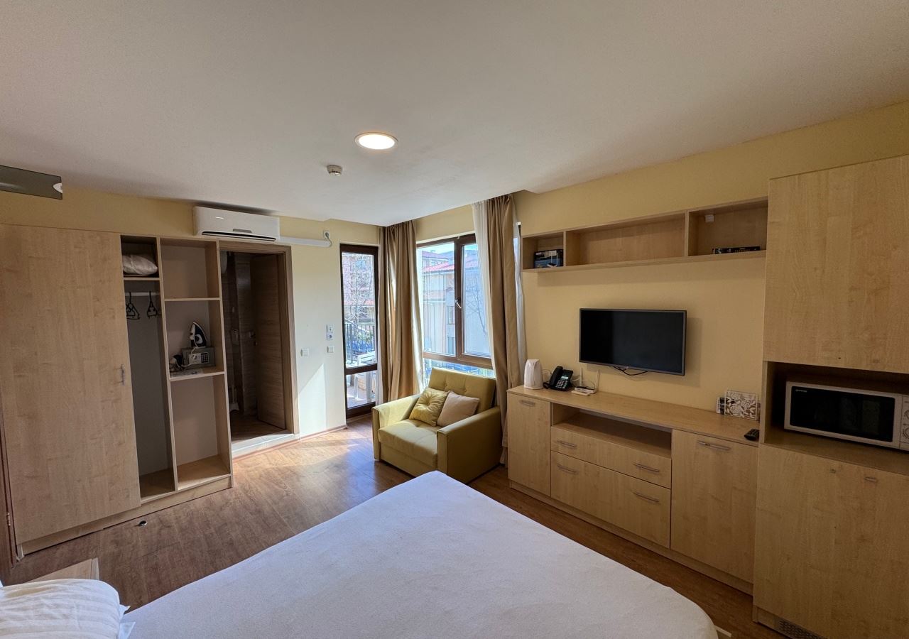 Studio w pierwszej linii brzegowej w Sveti Vlas – połączenie lokalizacji i komfortu