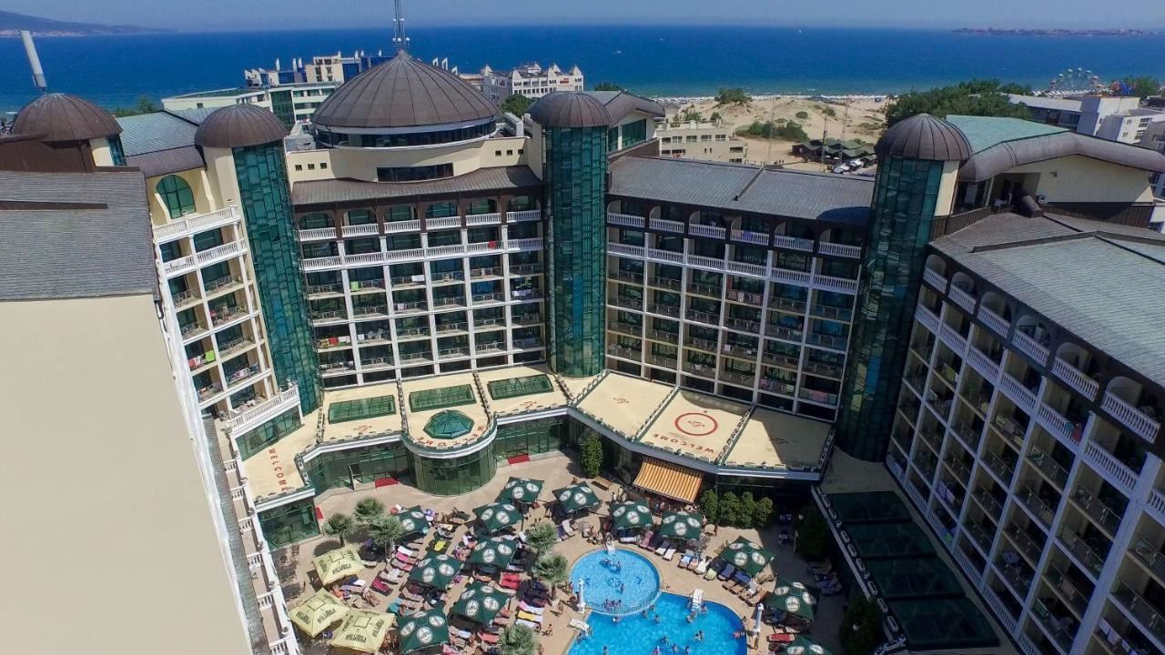  Luksusowy apartament z dwiema sypialniami i widokiem na morze, 100 metrów od plaży w Słonecznym Brzegu