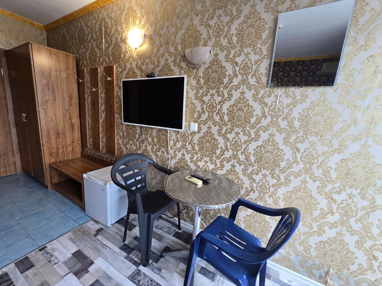 Stylowe studio w centrum Słonecznego Brzegu z widokiem na park i miasto