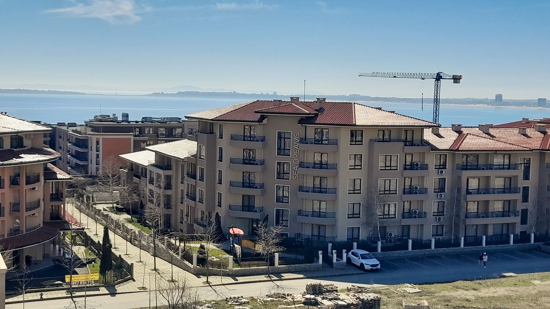 Atrakcyjny apartament z jedną sypialnią z widokiem na morze i góry w Świętym Własie