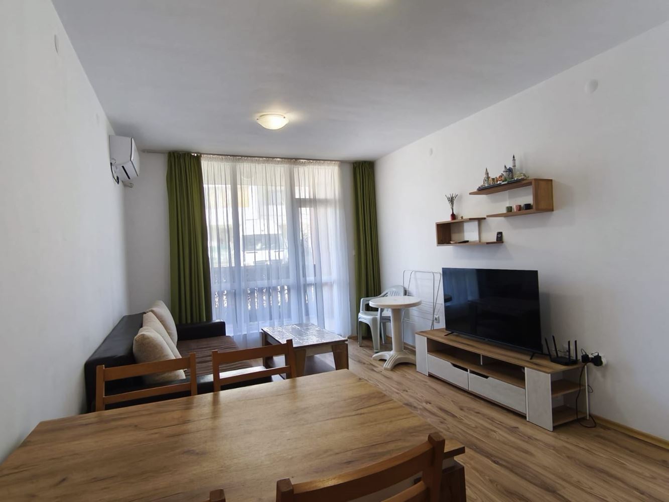Przestronny apartament z jedną sypialnią w Aheloy – gotowy do zamieszkania, kilka kroków od morza