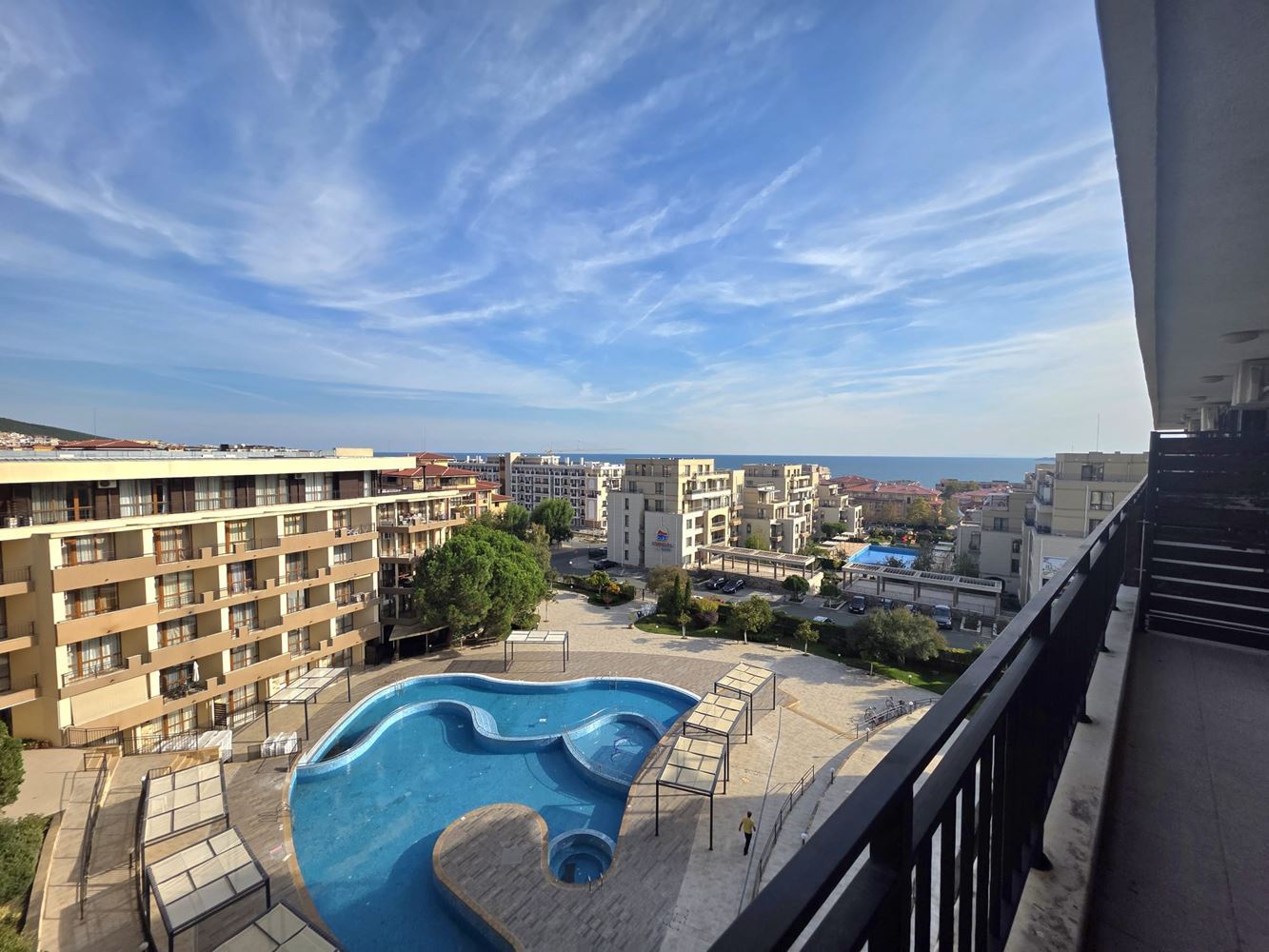 Nowy apartament z jedną sypialnią i panoramicznym widokiem na morze w Sveti Vlas