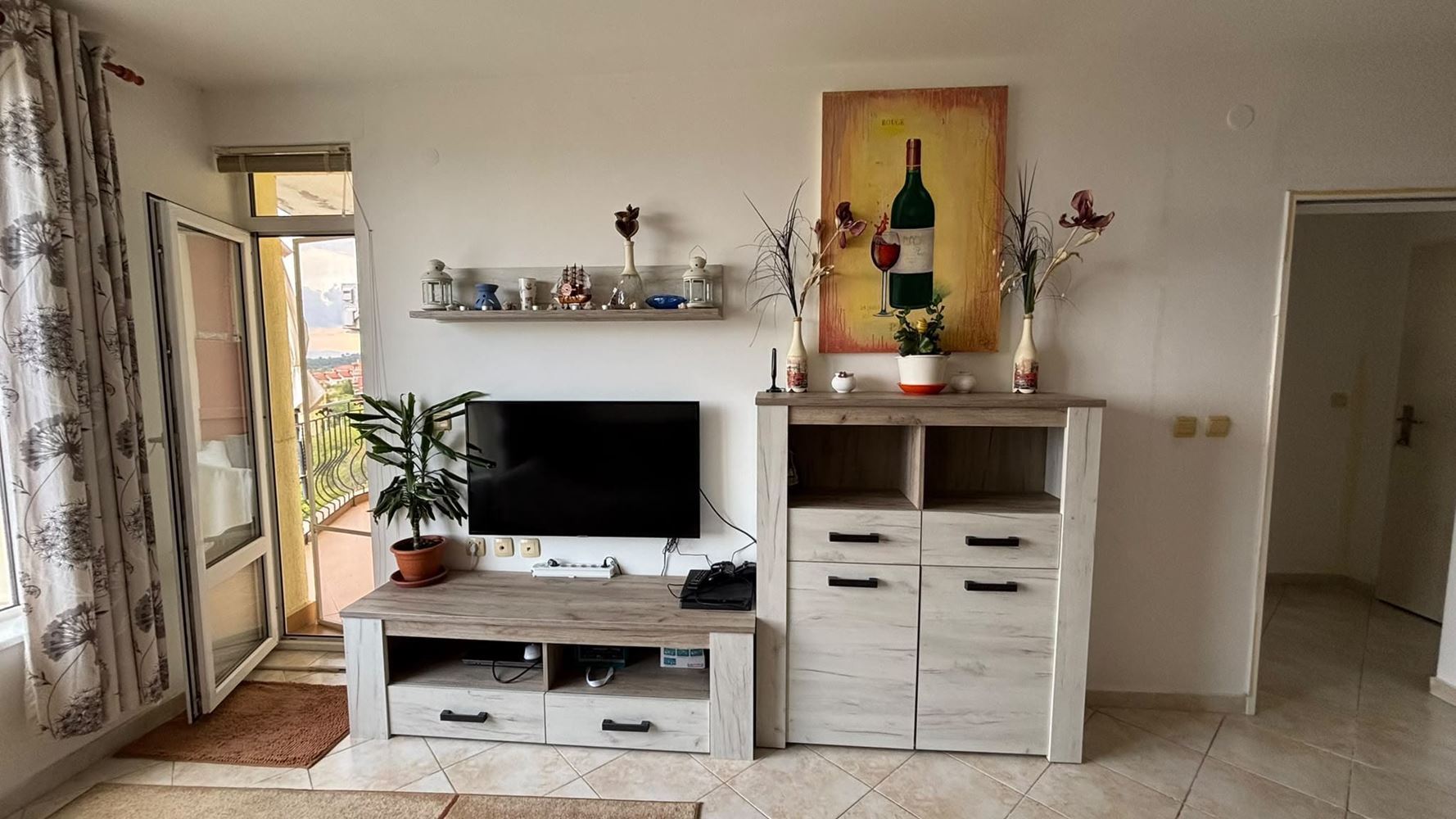 Apartament z jedną sypialnią z widokiem na morze w Sveti Vlas – bez opłaty za utrzymanie, z parkingiem, gotowy do zamieszkania