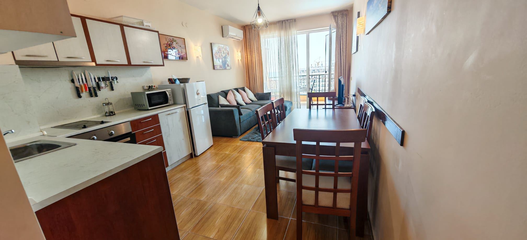 Panoramiczny widok na morze i baseny – przestronny apartament z dwiema sypialniami w Sveti Vlas
