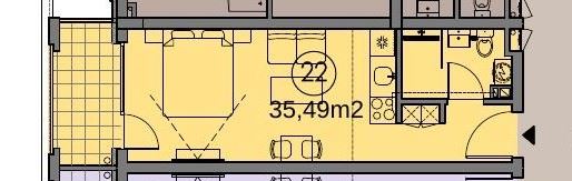 Studio w kompleksie premium w pierwszej linii brzegowej w Świętym Własie