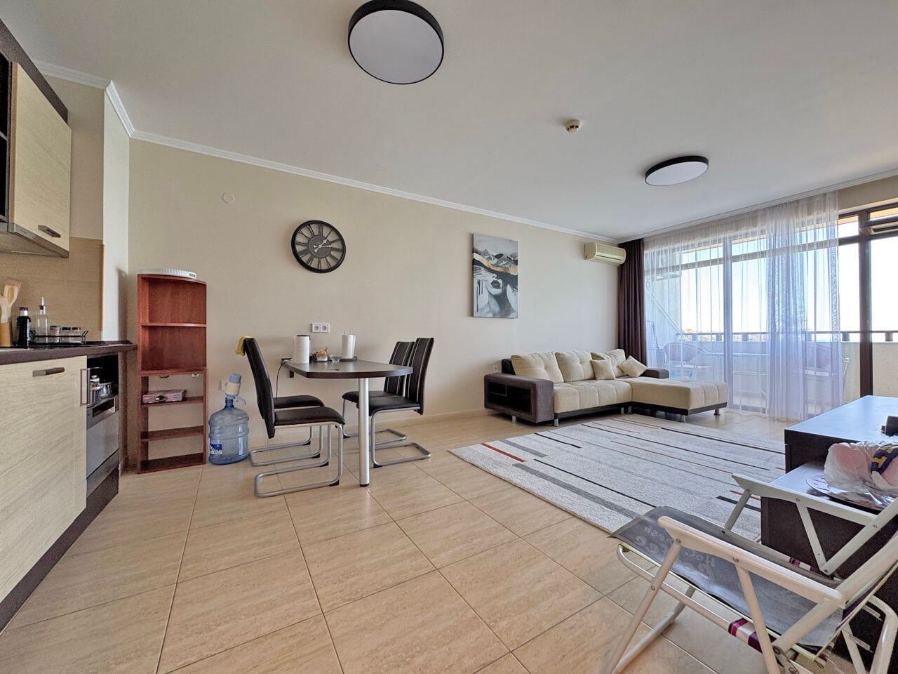 Apartament z jedną sypialnią w pierwszej linii brzegowej z panoramicznym widokiem na morze w Świętym Własie