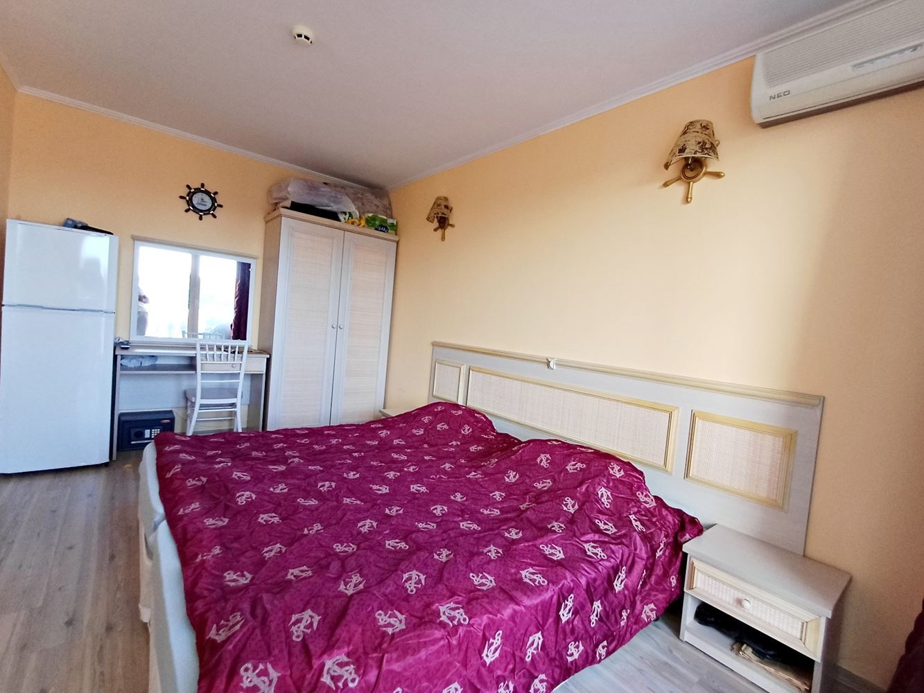 Elegancki apartament z jedną sypialnią 100 metrów od plaży w prestiżowym kompleksie w Słonecznym Brzegu