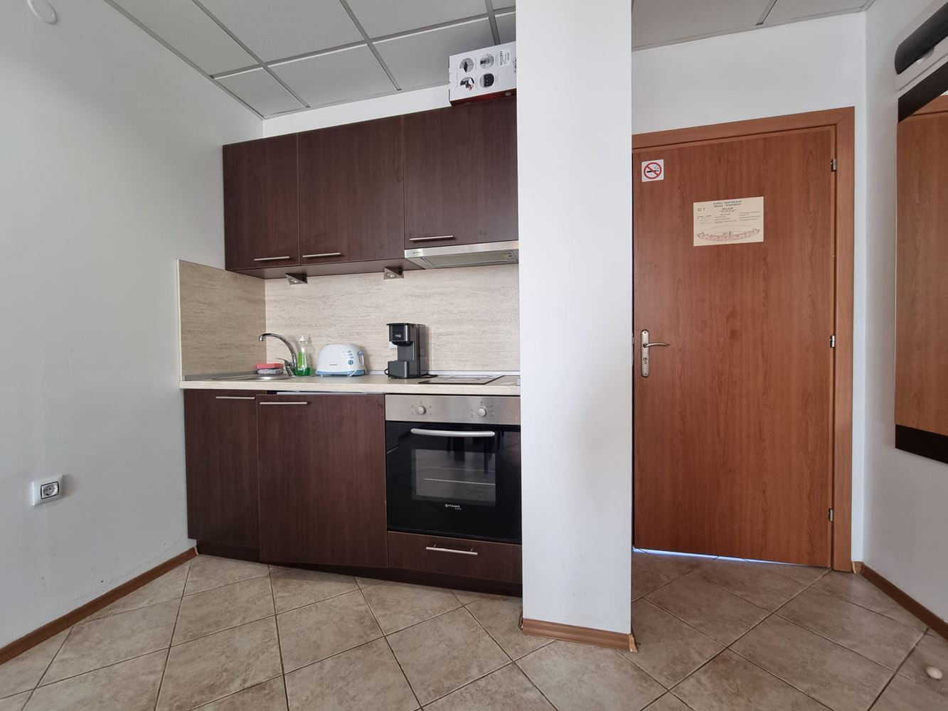 Przestronny apartament z jedną sypialnią 200 metrów od plaży w Słonecznym Brzegu