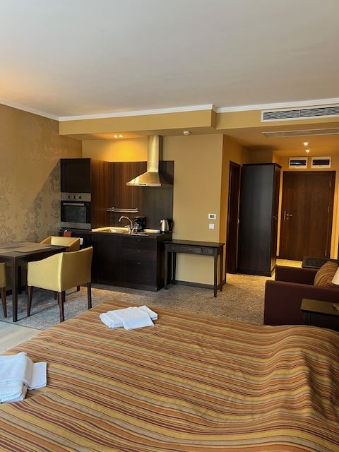 Przestronne studio w luksusowym kompleksie, zaledwie 50 m od plaży w Słonecznym Brzegu