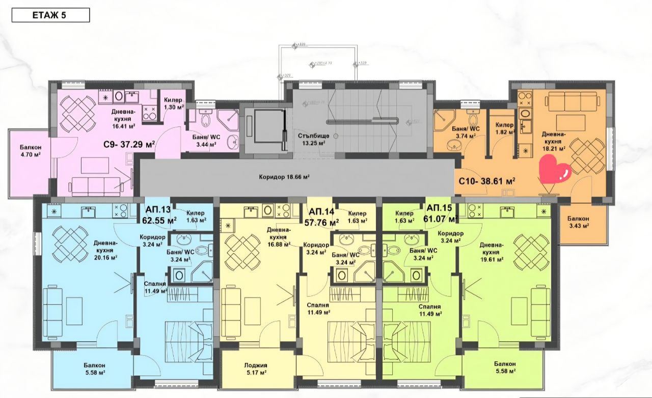 Studio bez opłaty za utrzymanie w Słonecznym Brzegu – komfort i wygoda zaledwie kilka minut od morza