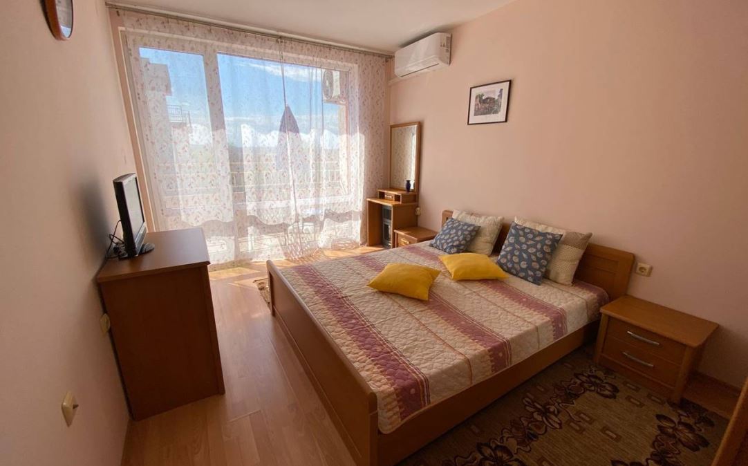 Przestronny apartament z jedną sypialnią w nowoczesnym kompleksie w Słonecznym Brzegu – komfort, zieleń i udogodnienia dla mieszkańców