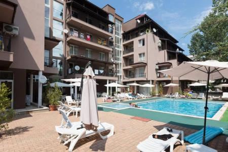Przestronna kawalerka w Słonecznym Brzegu – południowa część, doskonała lokalizacja przy Cacao Beach